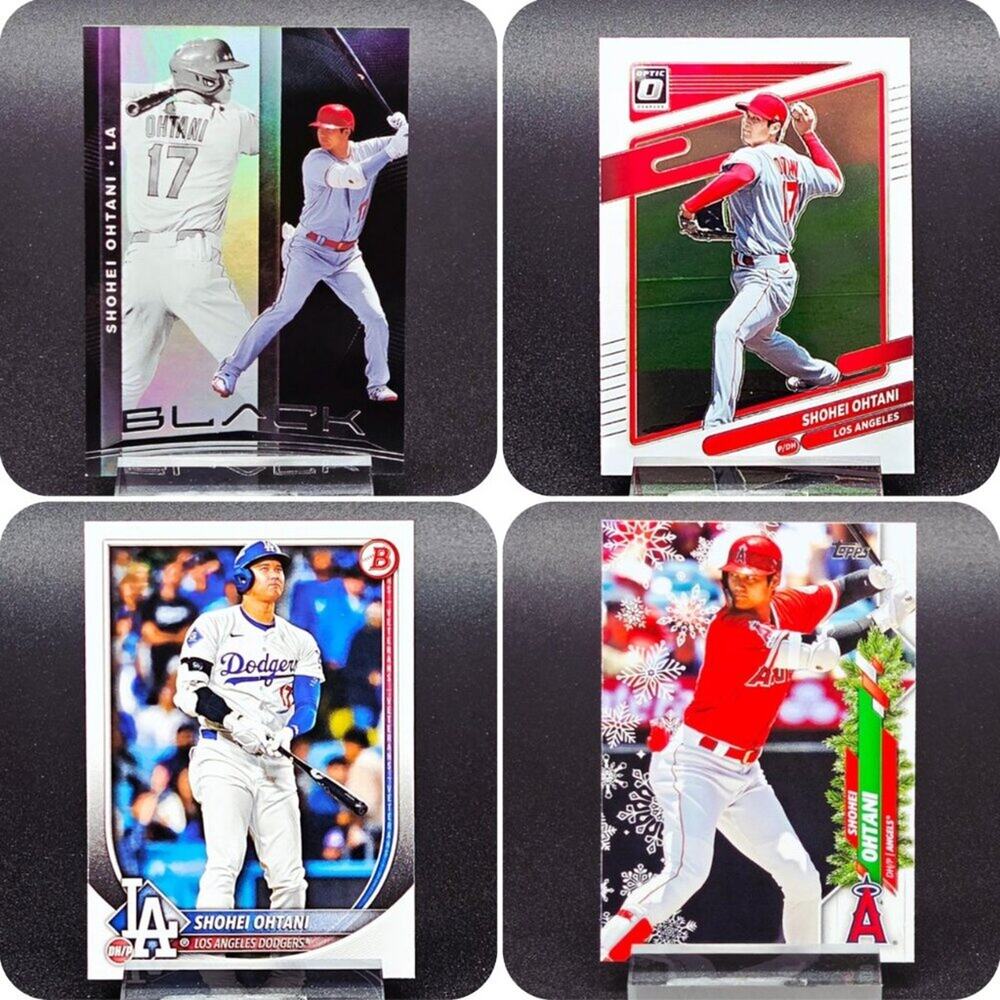 Shohei Ohtani Bowman Black Optic Holiday Los Angeles Dodgers Superstar